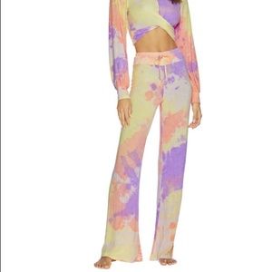 Beach Riot Tie-Dye Riot Lounge Pant + Marley Crop
